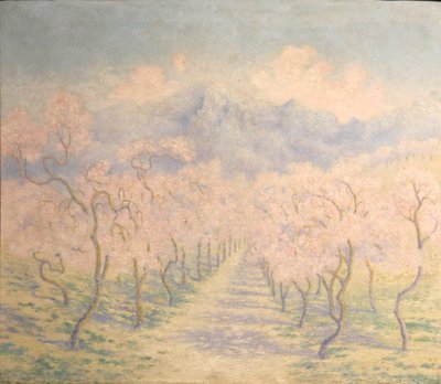 Almond Trees, Balearic by William Degouve de Nuncques